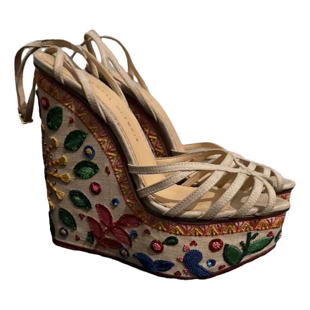 Charlotte Olimpia wedge size 10